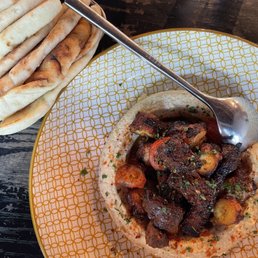 Octopus Hummus Plate