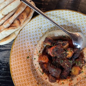 Shay - Octopus hummus - Lebanese Near Me - Montreal, Quebec