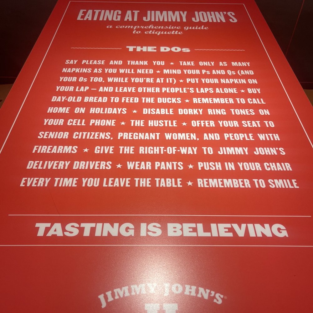 Jimmy John's - the menu for jimmy john's - Delis Near Me - Concord, California
