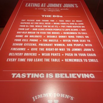 Jimmy John's - the menu for jimmy john's - Delis Near Me - Concord, California