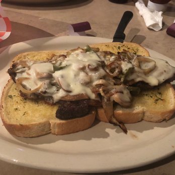 Downey's House - Open faced prime rib on garlic toast! - American Near Me - Mc Kees Rocks, Pennsylvania