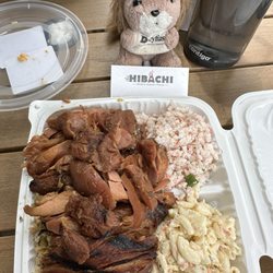 The Hibachi - Chicken teriyaki plate with ahi fried rice upgrade
