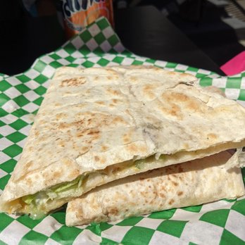 Chave Tacos - Quesadilla w/ carnitas ($12) - 3.5 stars. Tortillas were soft, filling tasty, except carnitas was too fatty & chewy. Sun lunch 2021-09-12 - Tacos Near Me - San Francisco, California Chave Tacos - Quesadilla w/ carnitas ($12) - 3.5 stars. Tortillas were soft, filling tasty, except carnitas was too fatty & chewy. Sun lunch 2021-09-12 - Tacos Near Me - San Francisco, California