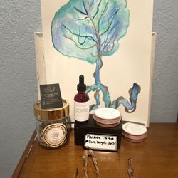 Organically You Placenta Encapsulation - Placenta print, salve, tincture, pills, length of cord, cord sample.