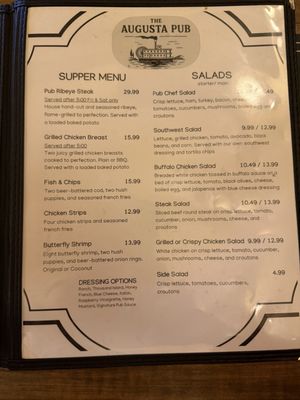 Menu photo 6 The Augusta Pub Augusta, KY