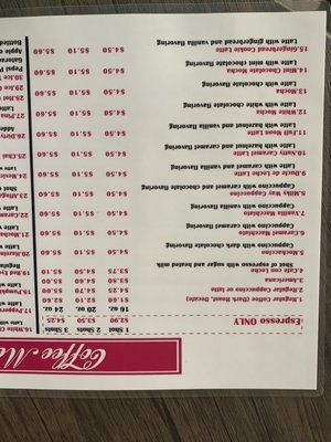 Menu photo 6 Sunrise Cafe & Bakery Panama City Beach, FL