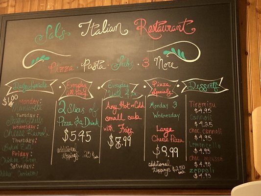 Menu photo 1 Sal's Italian Restaurant Seaford, DE