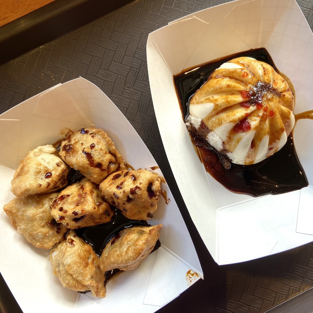 two takeout dishes