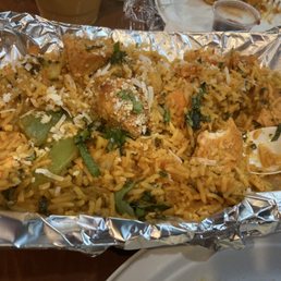 "Chicken biryani" not authentic or good.
