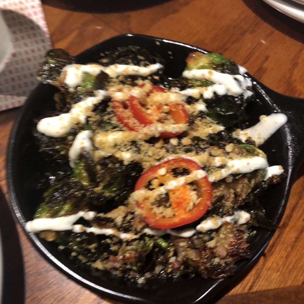 Outback Steakhouse - Brussels Sprouts, sweet and tangy!!! Absolutely delicious. - Steakhouses Near Me - Norwalk, California Outback Steakhouse - Brussels Sprouts, sweet and tangy!!! Absolutely delicious. - Steakhouses Near Me - Norwalk, California