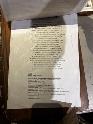Menu photo 2 Abirradero Barcelona, B