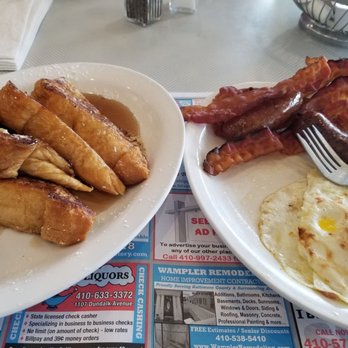 Silver Moon Diner - The HeMan French toast breakfast - Diners Near Me - Middle River, Maryland