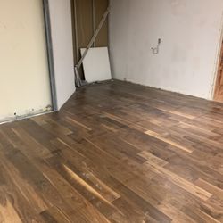 Lux Floors - Glued down wood floor