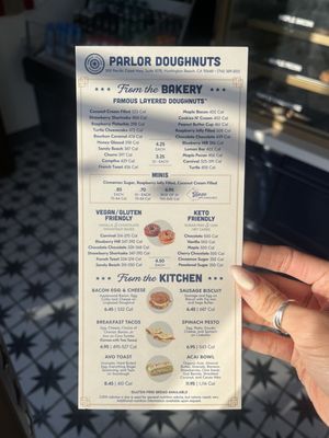 Menu photo 2 Parlor Doughnuts Huntington Beach, CA