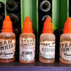 Lizard Lounge Vapor - Steam Junkies! Made right in the Grand Valley. Check them out on Facebook or at Lizard Lounge Vapor