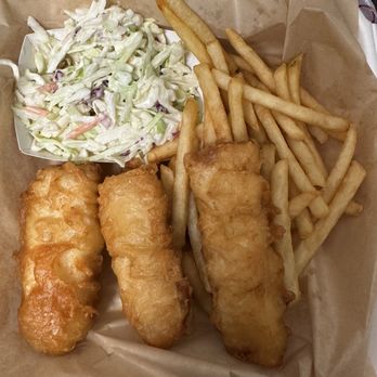 Fish Daddy Grill - Fish & Chips 3 Pieces - Seafood Near Me - Fullerton, California