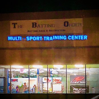 Hitters Hangout - Outside view at night - Batting Cages Near Me - Dallas, Georgia Hitters Hangout - Outside view at night - Batting Cages Near Me - Dallas, Georgia