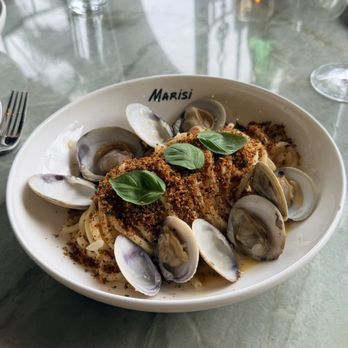 Marisi - Seafood Bucatini - Italian Near Me - La Jolla, California Marisi - Seafood Bucatini - Italian Near Me - La Jolla, California