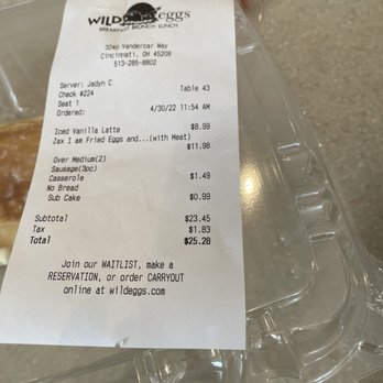 Wild Eggs - Breakfast & Brunch Near Me - Cincinnati, Ohio