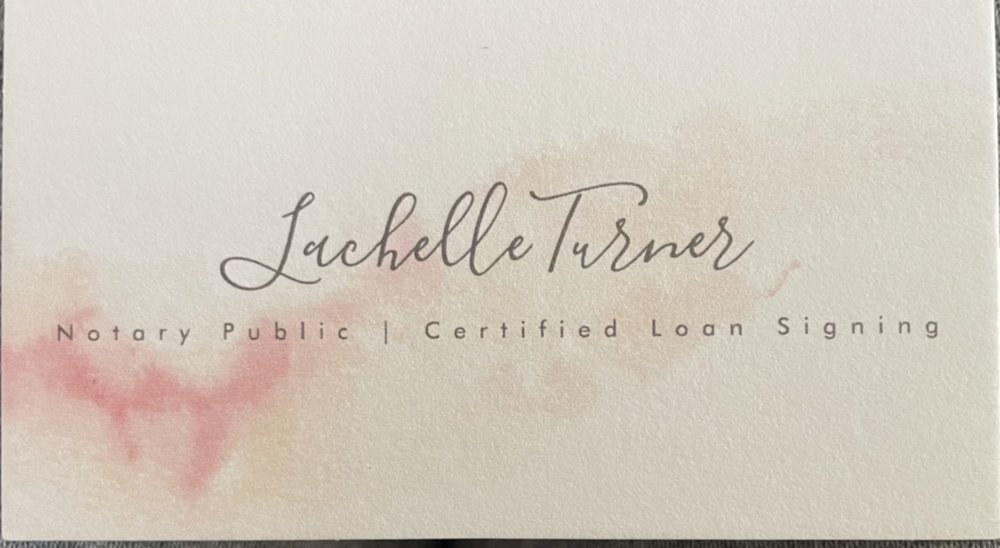 LACHELLE TURNER MOBILE NOTARY PUBLIC Updated June 2024 Indianapolis, Indiana Notaries
