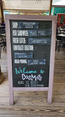 Menu photo 2 Cosmo's Restaurant & Bar Orange Beach, AL Menu photo 2 Cosmo's Restaurant & Bar Orange Beach, AL