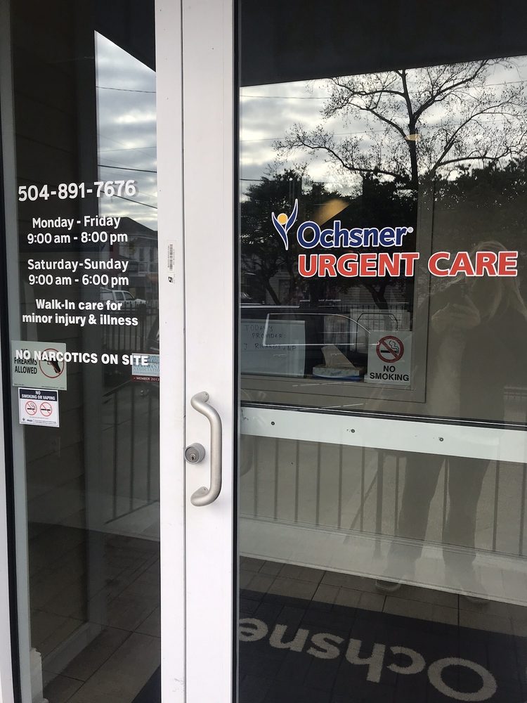 OCHSNER URGENT CARE UPTOWN 11 Photos & 66 Reviews 4605 Magazine