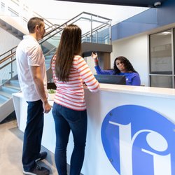 Ortho Rhode Island - Warwick Campus - The greeter desk at the Ortho Rhode Island Warwick Campus.