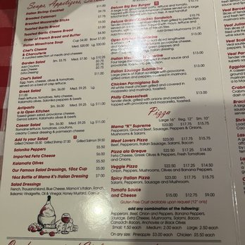 The Open Kitchen - Menu - Italian Near Me - Charlotte, North Carolina
