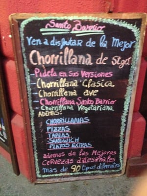 Menu photo 1 Santo Barrio Santiago, RM Menu photo 1 Santo Barrio Santiago, RM