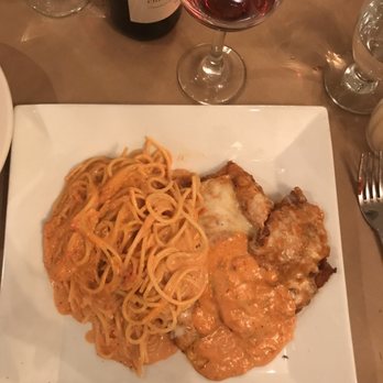 Panini Grill - Chicken Parm with Penne vodka angel hair - Italian Near Me - Freehold, New Jersey Panini Grill - Chicken Parm with Penne vodka angel hair - Italian Near Me - Freehold, New Jersey