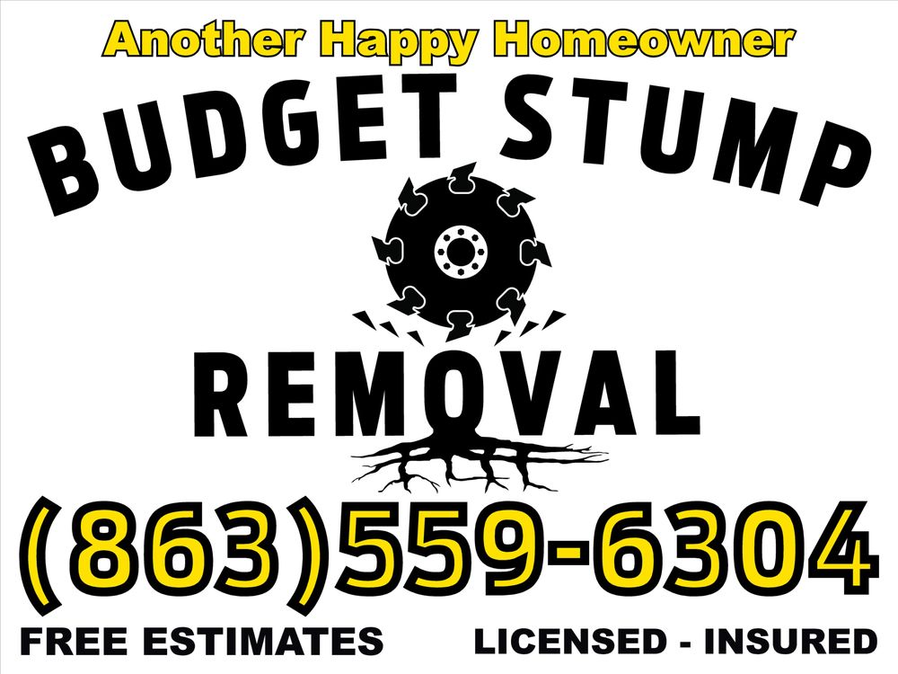BUDGET STUMP REMOVAL Updated September 2024 2218 Mini Ranch Rd