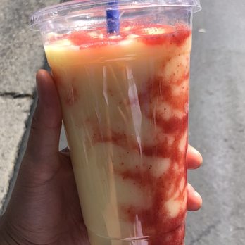 Juice Factory - Lava Flow Smoothie! - Juice Bars & Smoothies Near Me - Big Bear Lake, California