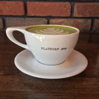 Platform 909 - Hot Matcha Latte - Coffee & Tea Near Me - Chino Hills, California Platform 909 - Hot Matcha Latte - Coffee & Tea Near Me - Chino Hills, California