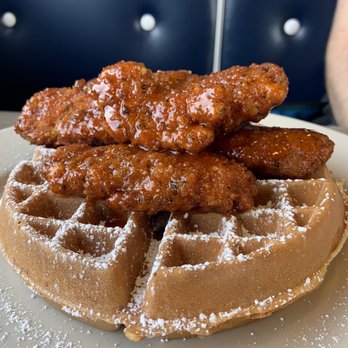 Olga's Diner - Hot honey chicken and waffles - Diners Near Me - Marlton, New Jersey