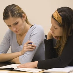 Veritas Prep - Students work together to solve a problem in a recent GMAT course