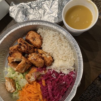Bodrum Mediterranean Kitchen - Chicken Shish Kebab Platter - Salad Near Me - Jacksonville, Florida