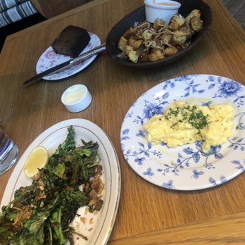 The Peacock - Broccoli rabe, scrambled eggs and z'atar home fries - Mediterranean Near Me - Austin, Texas The Peacock - Broccoli rabe, scrambled eggs and z'atar home fries - Mediterranean Near Me - Austin, Texas