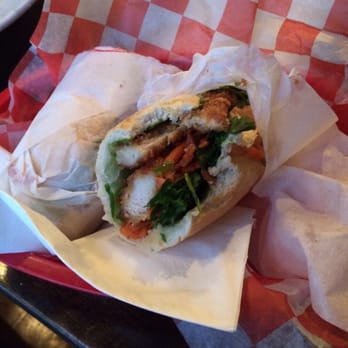 Pho Plus - Chicken katsu banh mi. Delicious! The katsu was great and the fresh cilantro added fresh flavor - Vietnamese Near Me - Provo, Utah Pho Plus - Chicken katsu banh mi. Delicious! The katsu was great and the fresh cilantro added fresh flavor - Vietnamese Near Me - Provo, Utah
