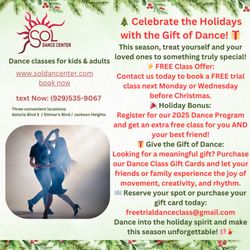 Sol Dance Center - Looking for a meaningful gift? Purchase our Dance Class Gift Cards and let your friends or family experience the joy of movement, creativity