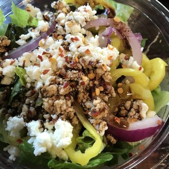 Your Pie Pizza - Greek salad with added pepper flake . - Pizza Near Me - Houma, Louisiana