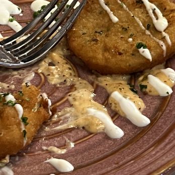 The Black Sheep Restaurant - What's left of the fried green tomatoes - Wine Bars Near Me - Manassas, Virginia The Black Sheep Restaurant - What's left of the fried green tomatoes - Wine Bars Near Me - Manassas, Virginia
