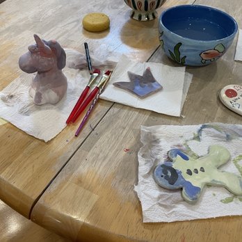 Artcentric Ceramic Painting Studio - Done painting - Art Classes Near Me - Benicia, California Artcentric Ceramic Painting Studio - Done painting - Art Classes Near Me - Benicia, California