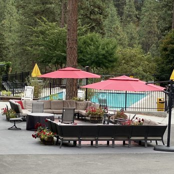 KOA Pine Village Kampground - Pool area - Hotels Near Me - Leavenworth, Washington KOA Pine Village Kampground - Pool area - Hotels Near Me - Leavenworth, Washington