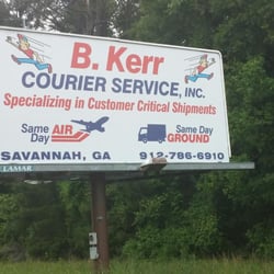 B Kerr Courier Svc - Billboard Ad