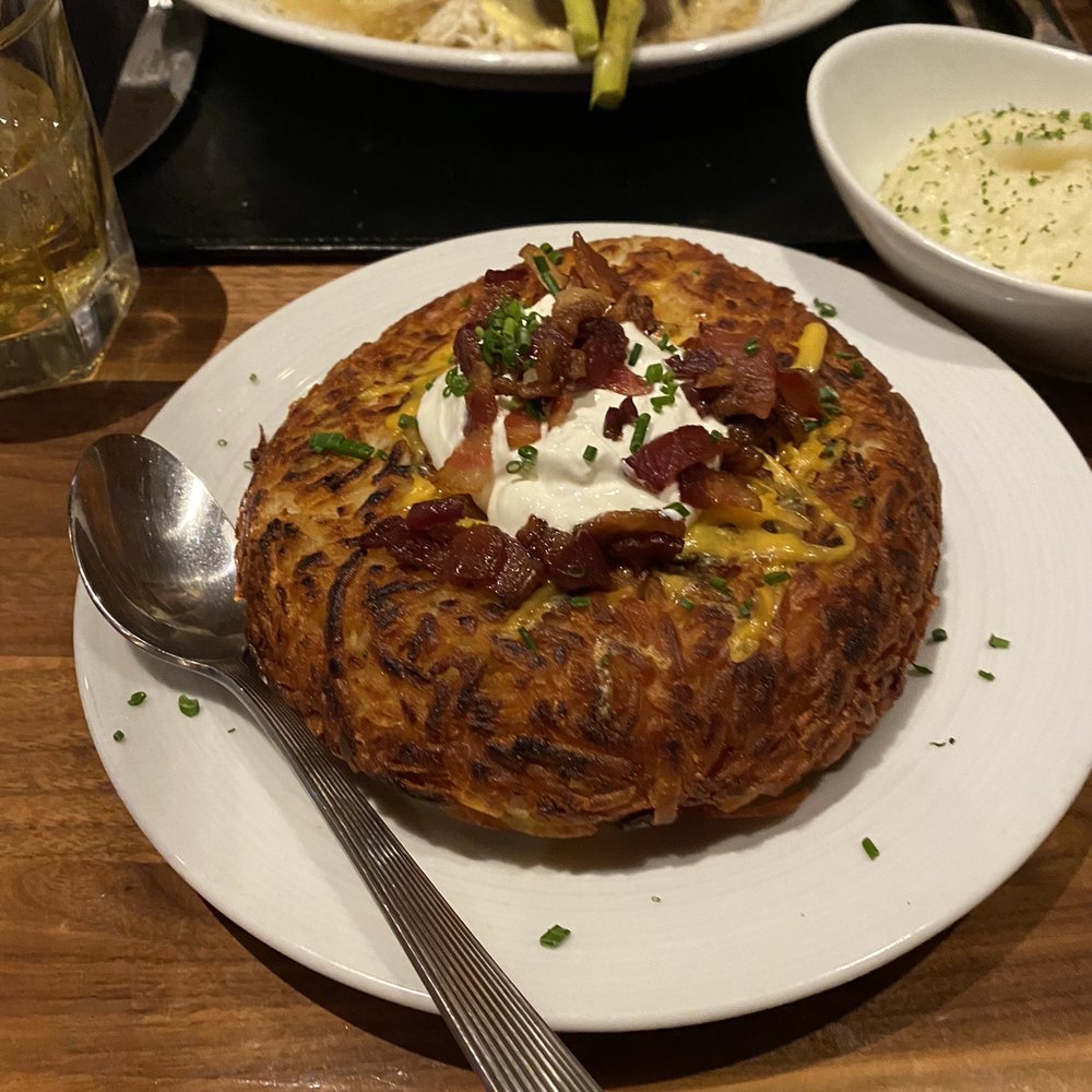 Ruth's Chris Steak House - These hash browns were soooo good! - Steakhouses Near Me - Granger, Indiana