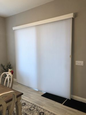 Cellular Slider - A great option for arcadia door coverings Cellular Slider - A great option for arcadia door coverings