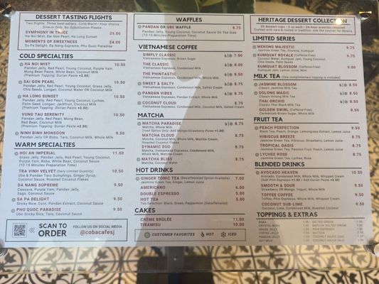 Menu photo 2 Co Ba Dessert Tea & Coffee San Jose, CA Menu photo 2 Co Ba Dessert Tea & Coffee San Jose, CA
