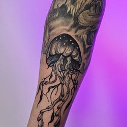 Tattoo Abyss - Cover-up jellie fish