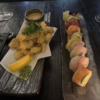 Yamasaki Restaurant & Bar - Rock Shrimp Tempura and Yuzu Rainbow Roll - Japanese Near Me - New York, New York Yamasaki Restaurant & Bar - Rock Shrimp Tempura and Yuzu Rainbow Roll - Japanese Near Me - New York, New York