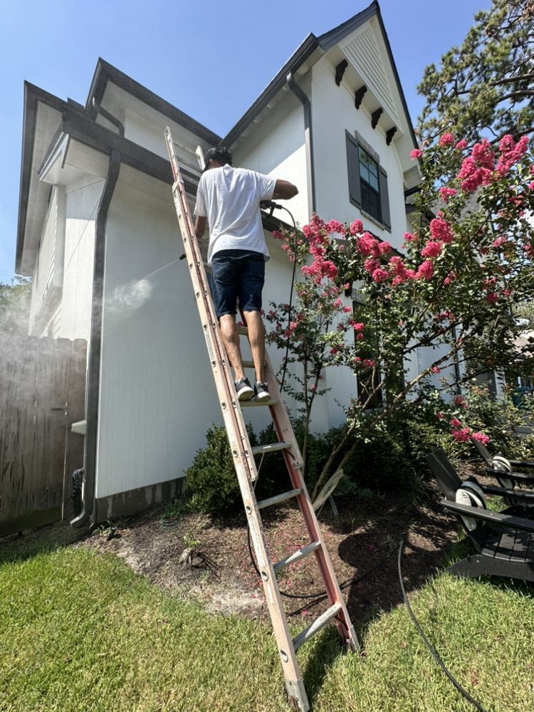 Slide of V & A Pressure Washing Pros